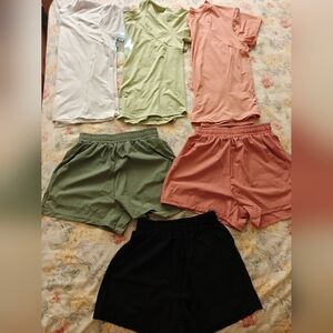 Athletic Shorts,Athletic Shirts Athletic sets,Activewear sets bundle